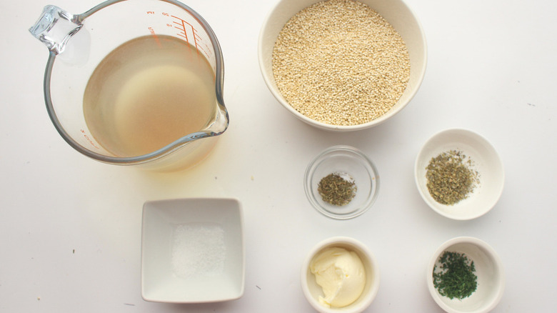 quinoa with seasonings