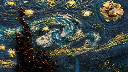 Photographer Recreates Van Gogh with Food