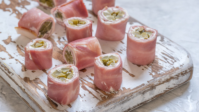 Pickle wrap appetizers