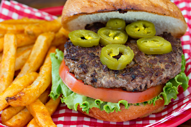 Pickled Jalapeño Burger