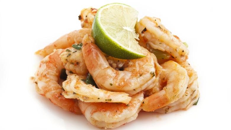 Pickled shrimp with lime
