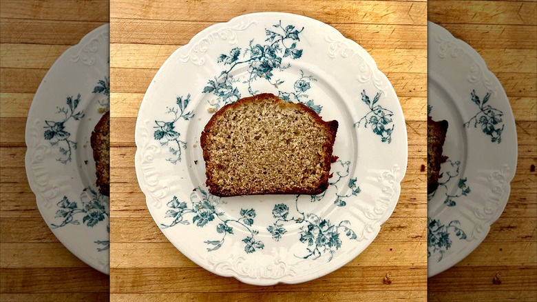 Pillsbury banana bread on plate