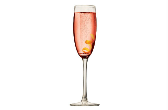Pink Sunrise Cocktail Drink