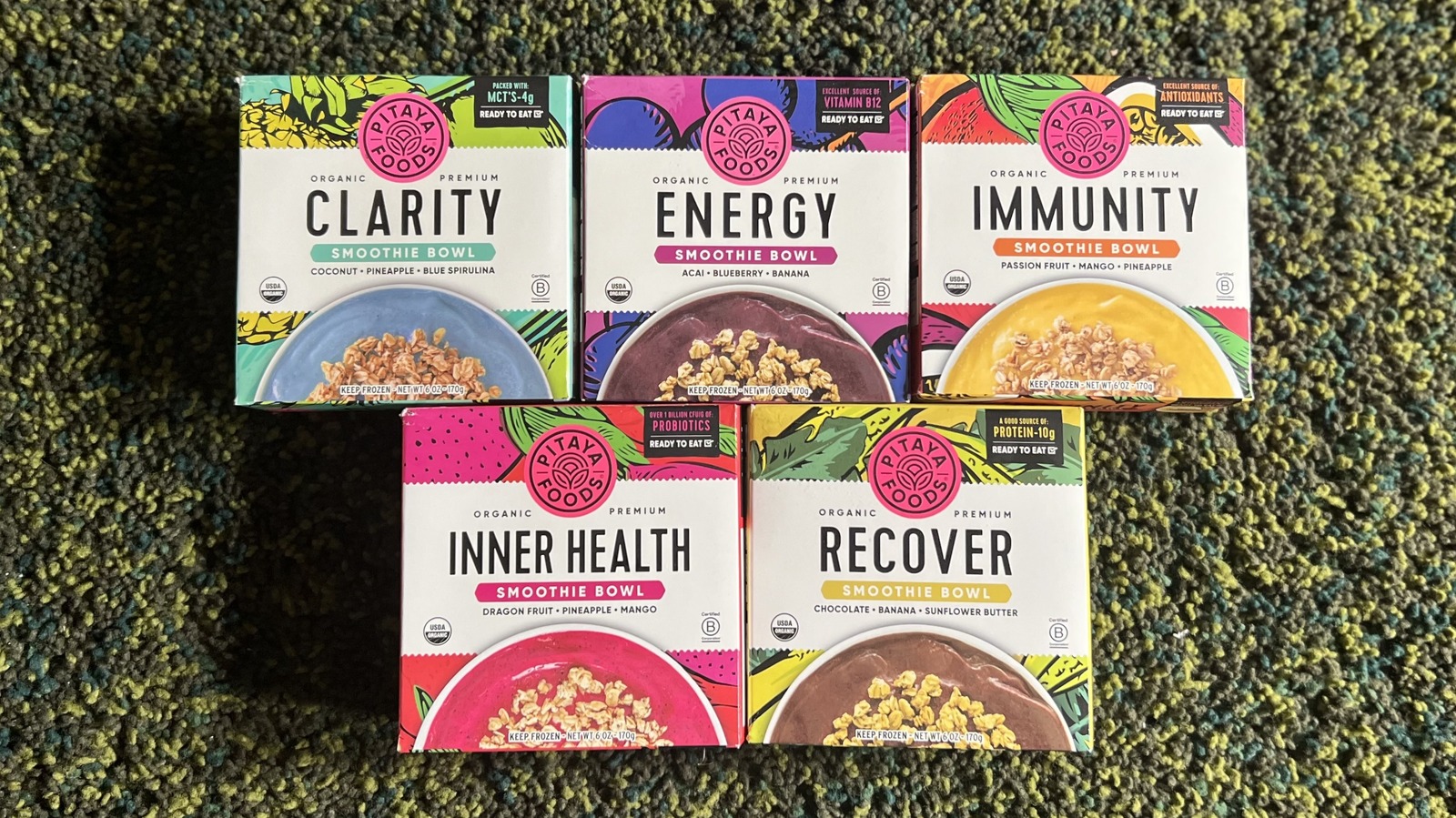 Pitaya Foods' 5 Smoothie Bowl Flavors Ranked