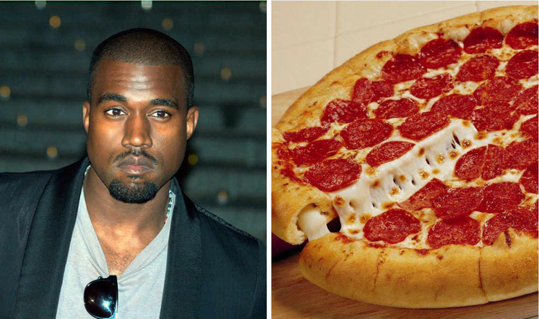 Kanye was totally burned, just like the roof of your mouth when you bite into hot pizza. 