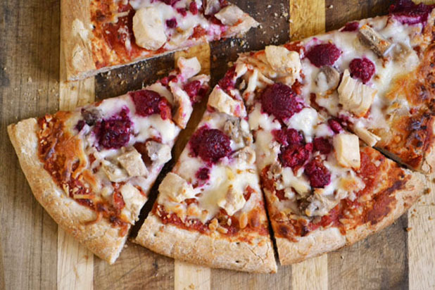 Chicken and Raspberry Pizza