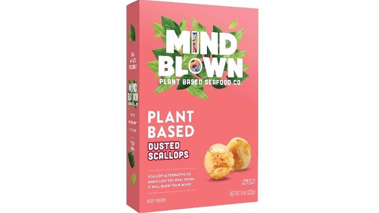 plant-based dusted scallops