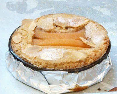 poached quince financier