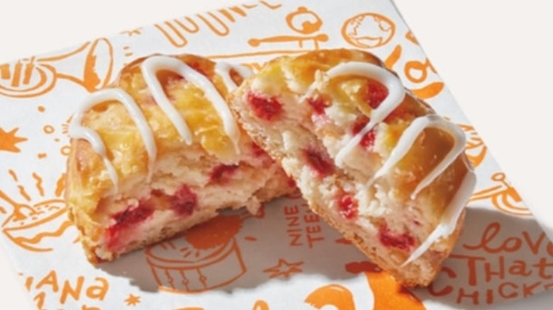 New Popeyes strawberry biscuits