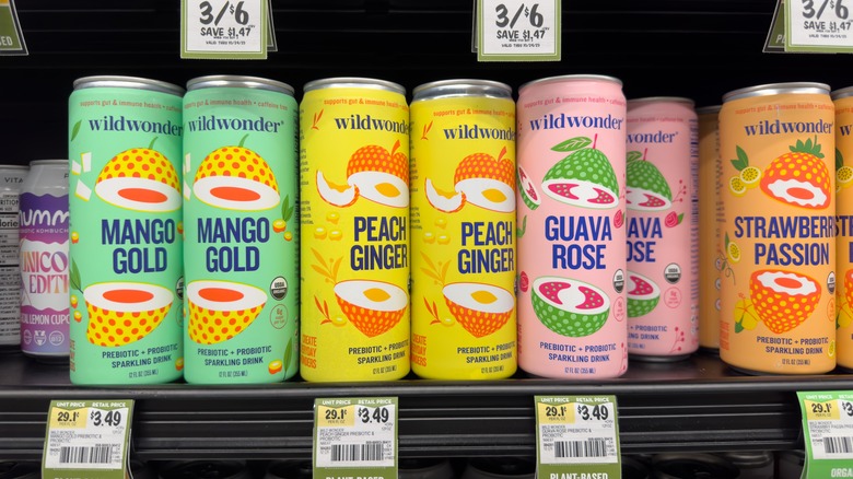 cans of wildwonder sparkling drinks