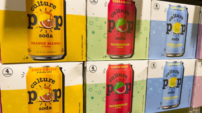cases of culture pop soda