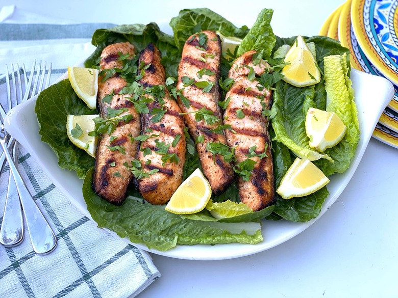 Jim DeWan The Daily Meal Mayo Grilled Salmon Recipe how to grill fish