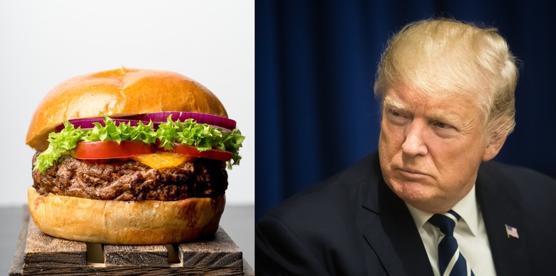 burger donald trump