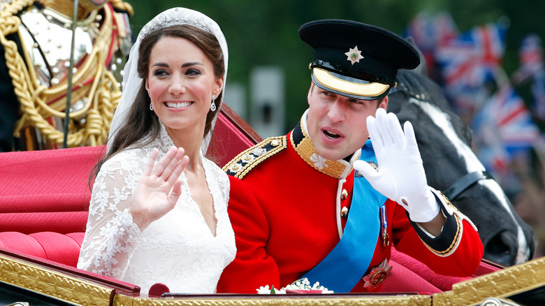 William and Kate's wedding day