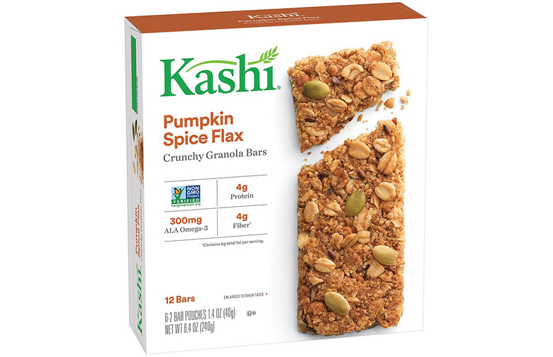 Kashi Crunchy Granola Bars Pumpkin Spice Flax 