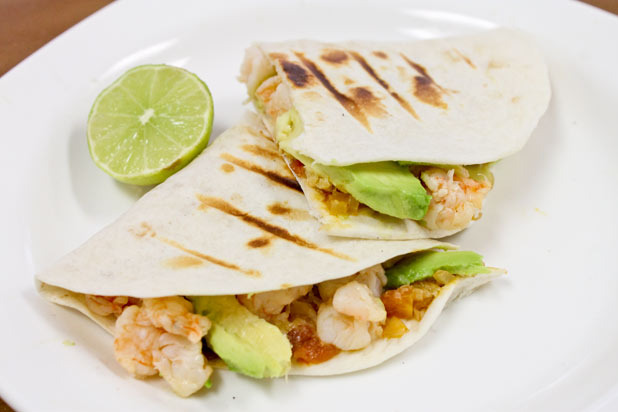 Parmesan Shrimp Quesadillas