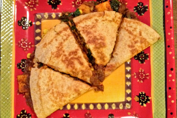 Vegan Sweet Potato Quesadillas