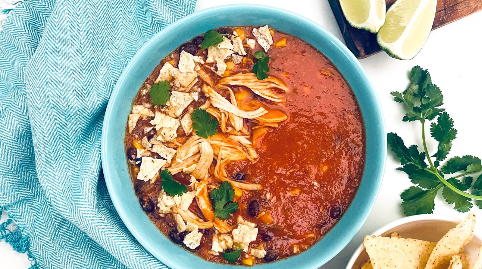 Quick And Easy Instant Pot Chicken Tortilla Soup Recipe