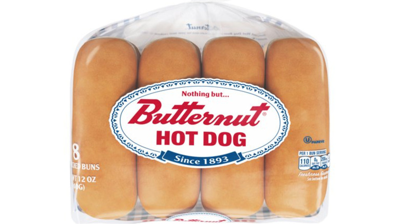 Butternut hot dog buns packet