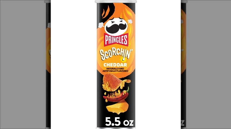 Scorchin' Cheddar Pringles