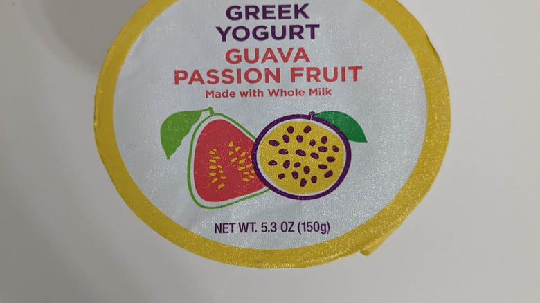 Trader Joe's guava and passion fruit greek yogurt