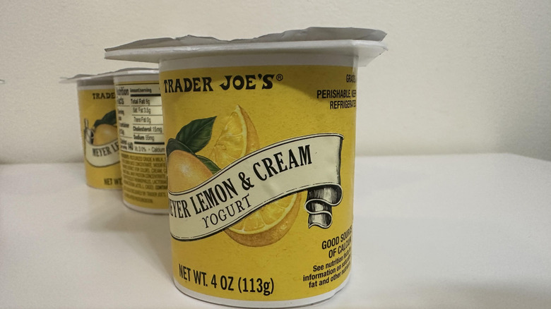 Trader Joe's meyer lemon & cream yogurt