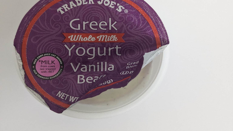 Trader Joe's whole milk vanilla bean greek yogurt