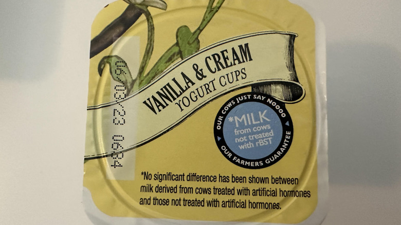 Trader Joe's vanilla & cream yogurt