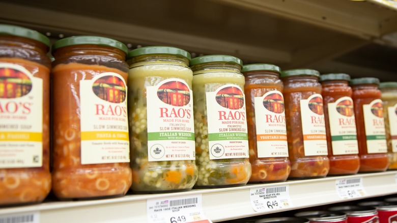 Rao's soups on store shelf