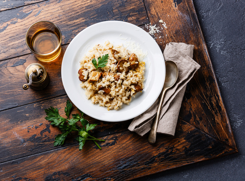 Decadent mushroom risotto recipe for Valentine's day or any time - The Daily Meal