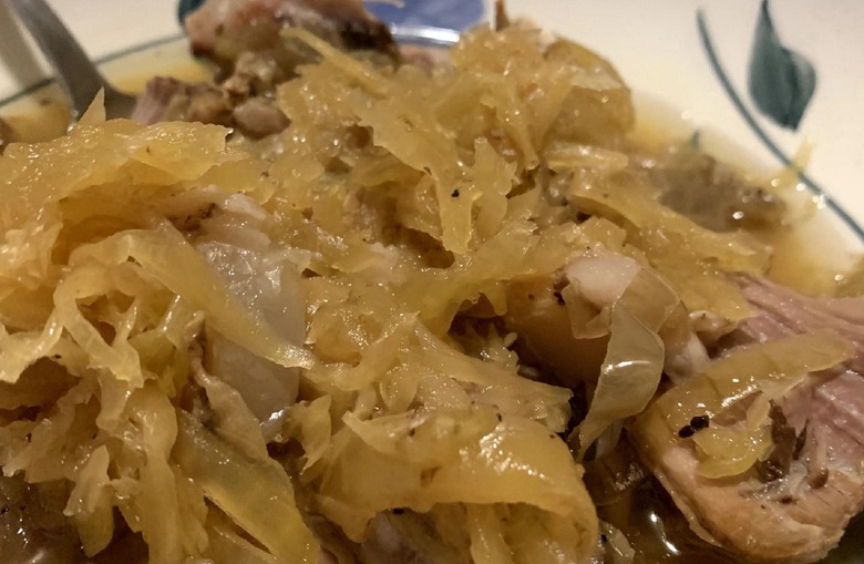 Recipe of the Day: Slow Cooker Pork and Sauerkraut