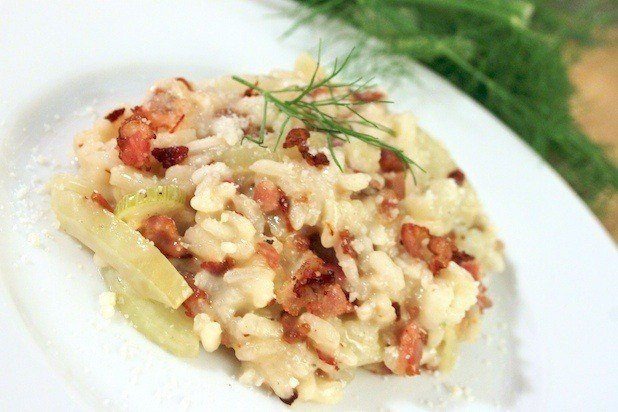 Risotto with Fennel and Pancetta