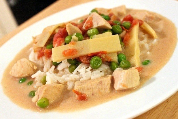 Thai Green Coconut Curry with Chicken