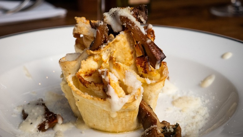 Mushroom and Sausage Lasagnetta