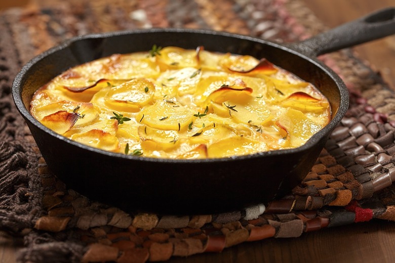 Potato Gratin with Onions and Sage