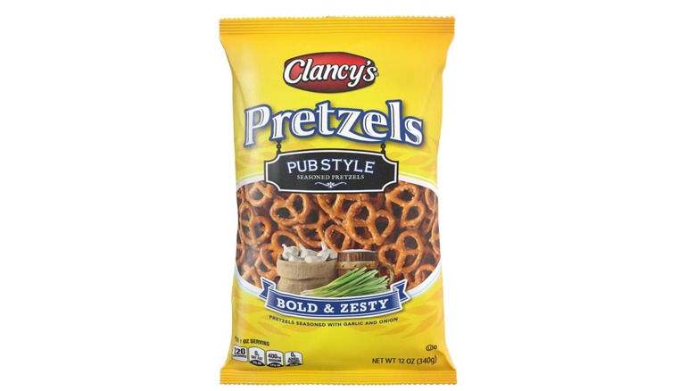 bag of Clancy's Pub Style Seasoned Pretzels