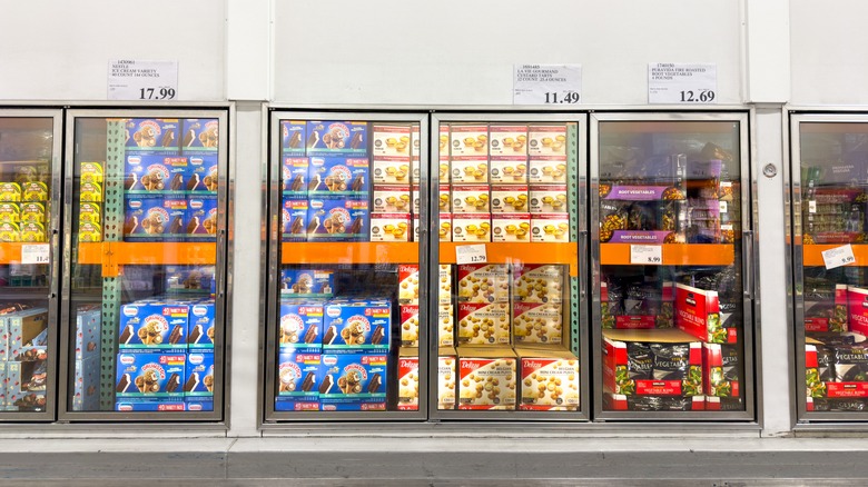 Costco freezer aisle