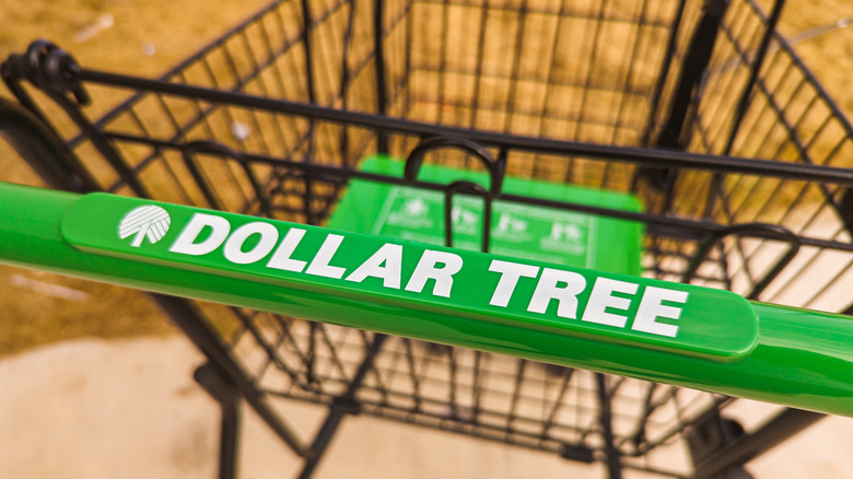 Dollar Tree shopping cart