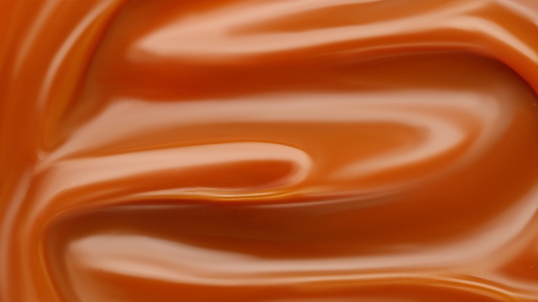 swirled caramel