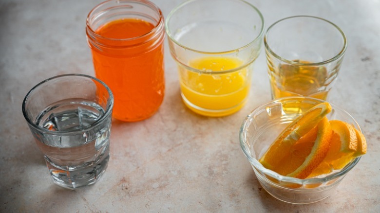 ingredients for orange crush cocktail