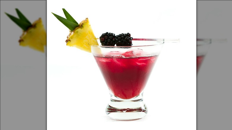 Virgin Tropical Blackberry Cocktail