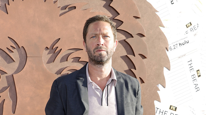 Ebon Moss-Bachrach attends a premiere for "The Bear"