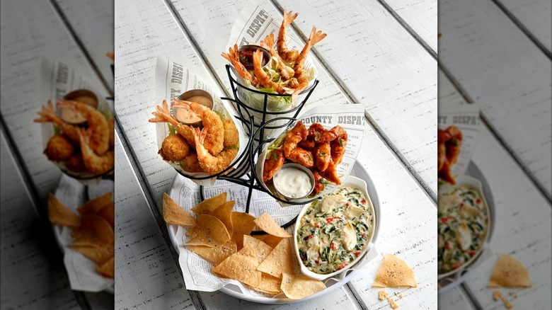Bubba Gump Shrimp Co. Run Across America Sampler on table.