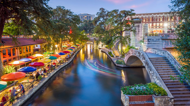 San Antonio River Walk view