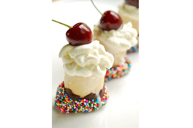 Banana Split Bites