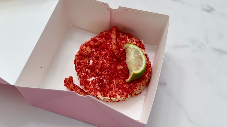 Flamin' Lime Crunch Cookie in a box