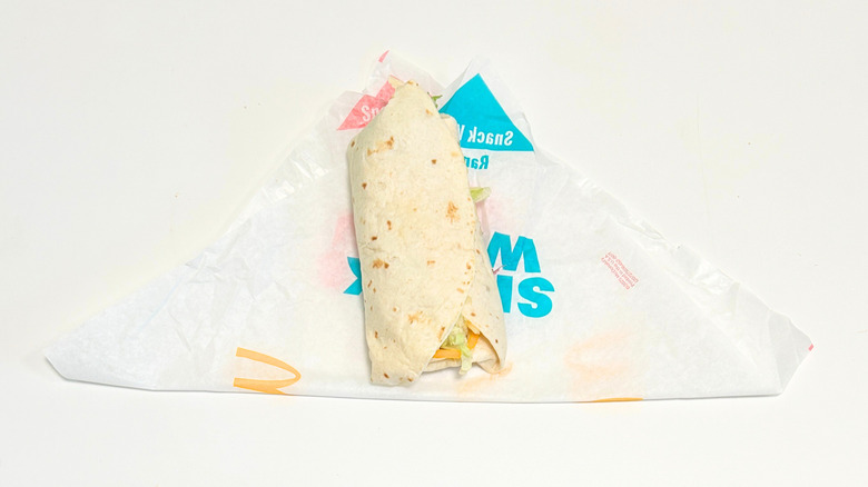 McDonald's Hot Honey Snack Wrap