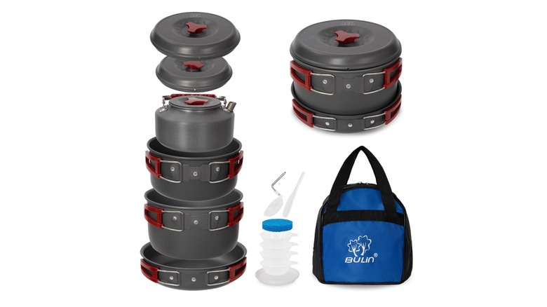 Bulin 13-piece camping cookware set on Amazon