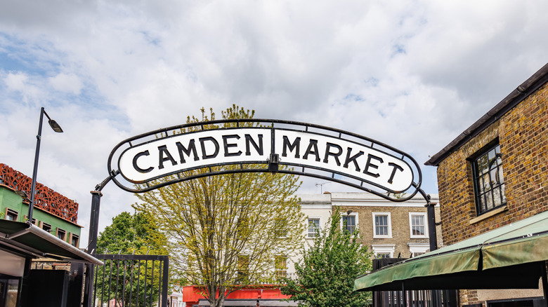 Entrance to Camden Market in London