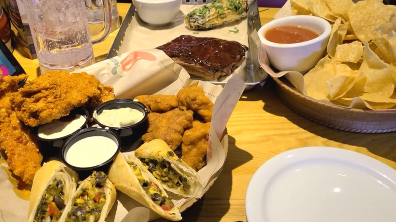 Chili's new triple dipper appetizer deal in 2024 and baby back ribs